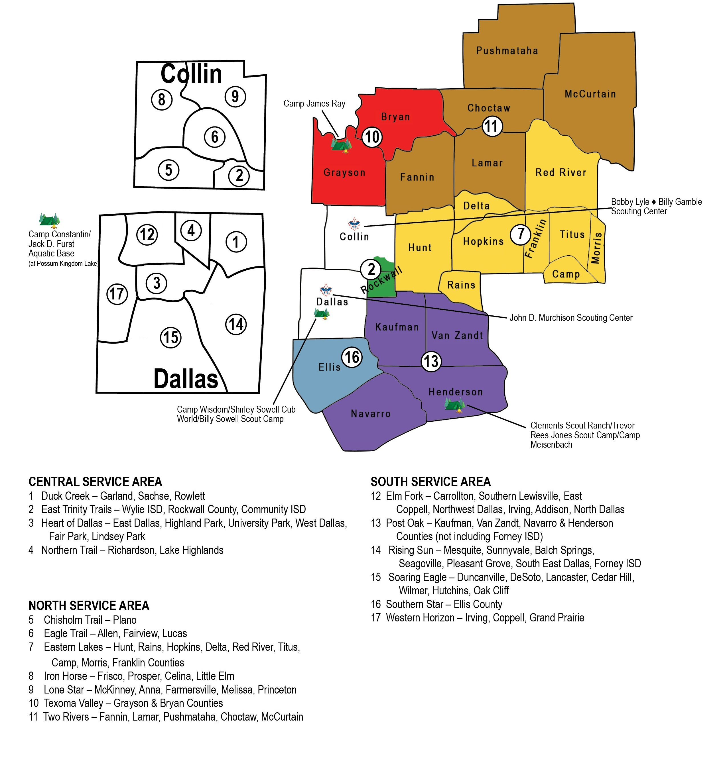 Circle Ten Council District Map